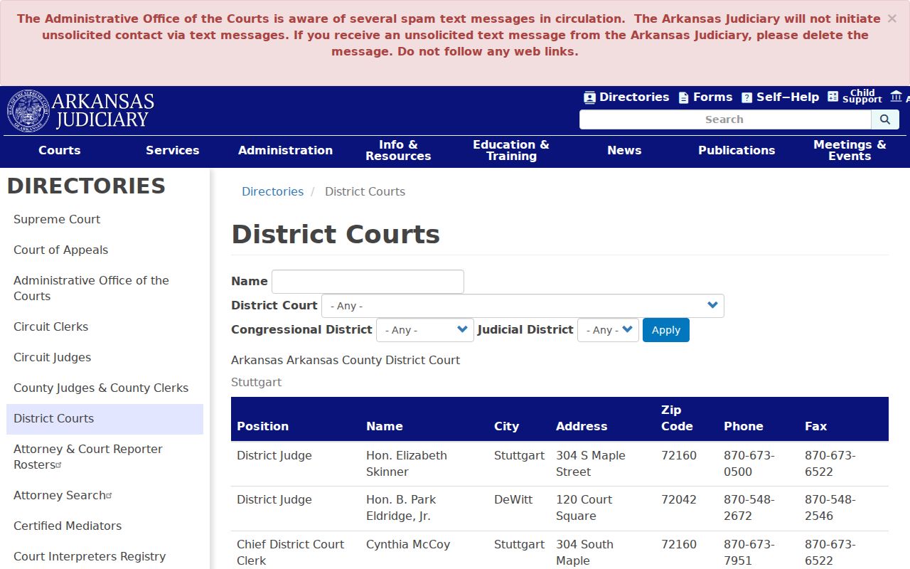 Nevada County District Court docket clerk directory